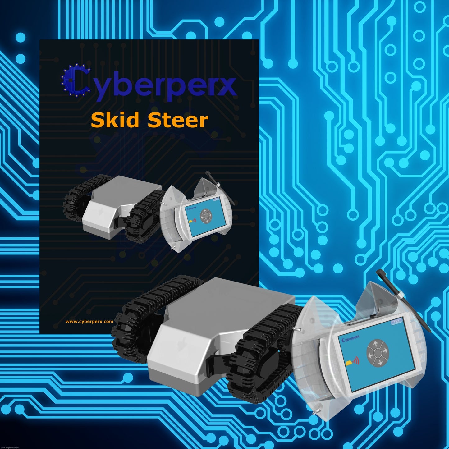 Skid Steer Robotics Kit: Learn & Create (Free eBook Included)